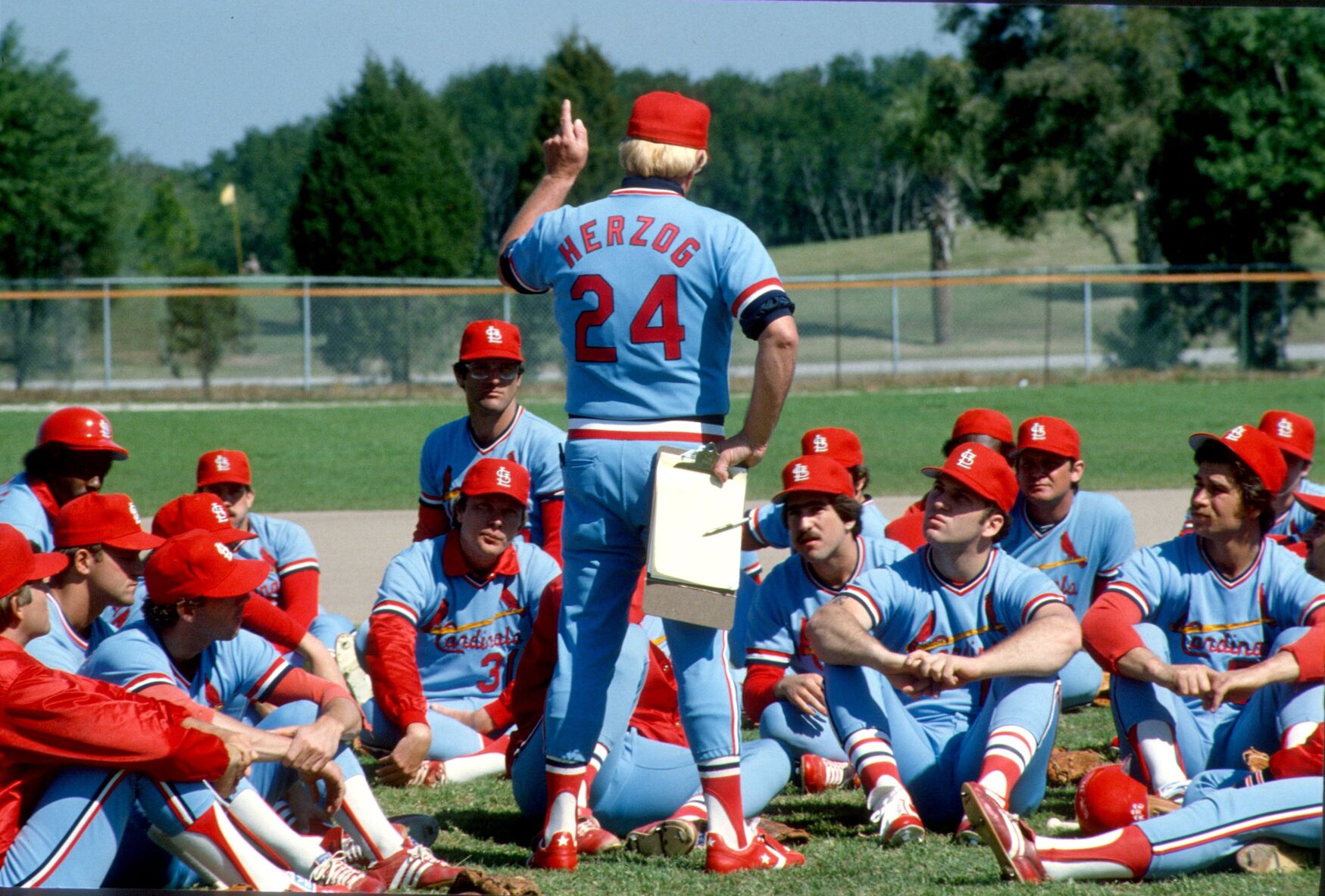 Whitey Herzog Cardinals spring training 1981